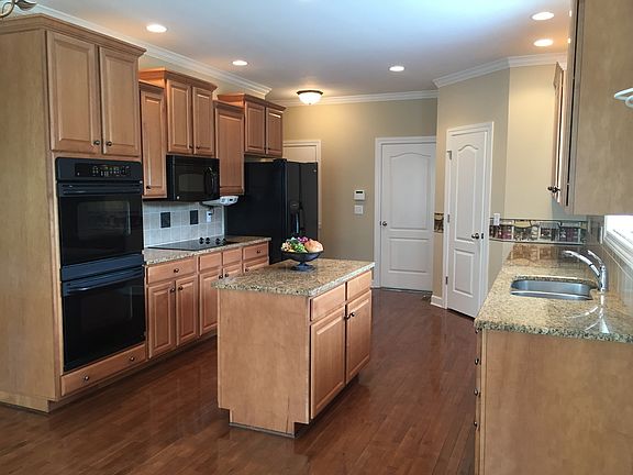 Spacious kitchen.