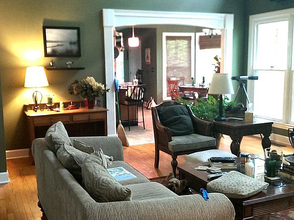 Two story family room