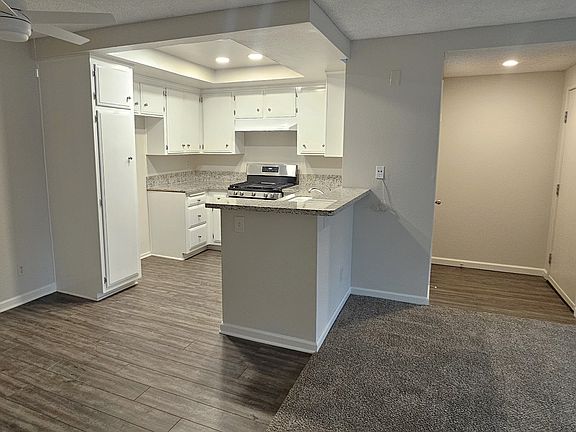 Bright and well lit kitchen area