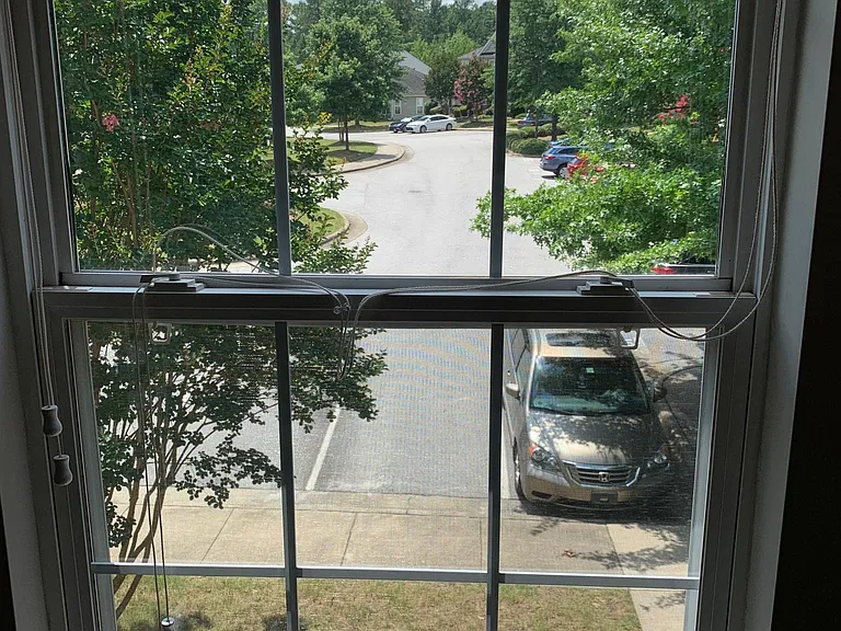 2nd bedroom window over looking parking