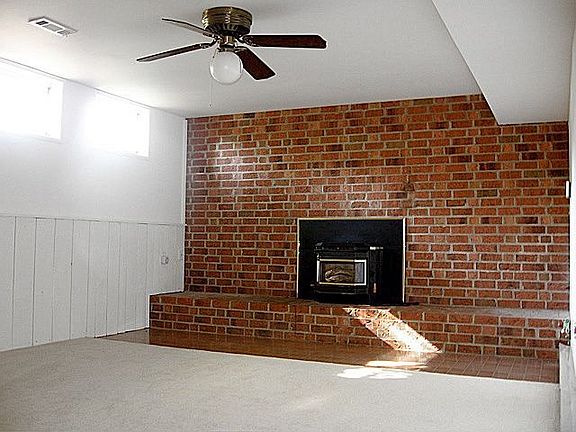 Family room, pellet stove