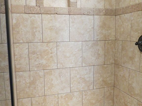 Master tile shower