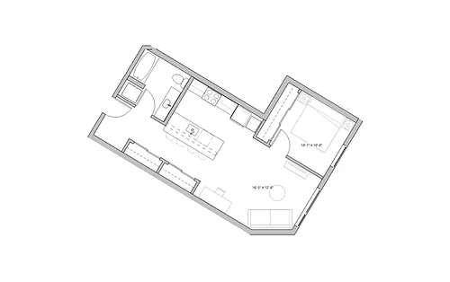 Floor plan 1X1 - C11