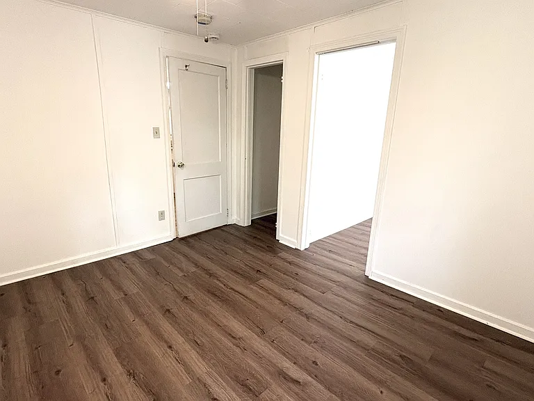 Bedroom, with door to closet and office off of the bedroom