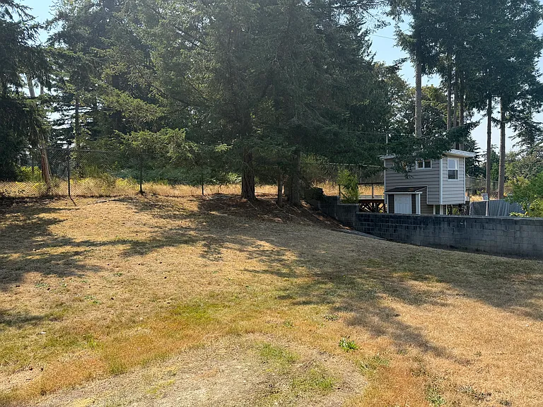 Backyard facing southwest. Open space to south.