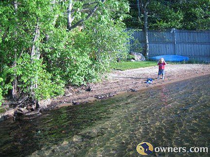 Sandy beach/waterfront