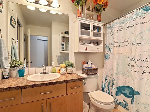 Staged upstairs bathroom