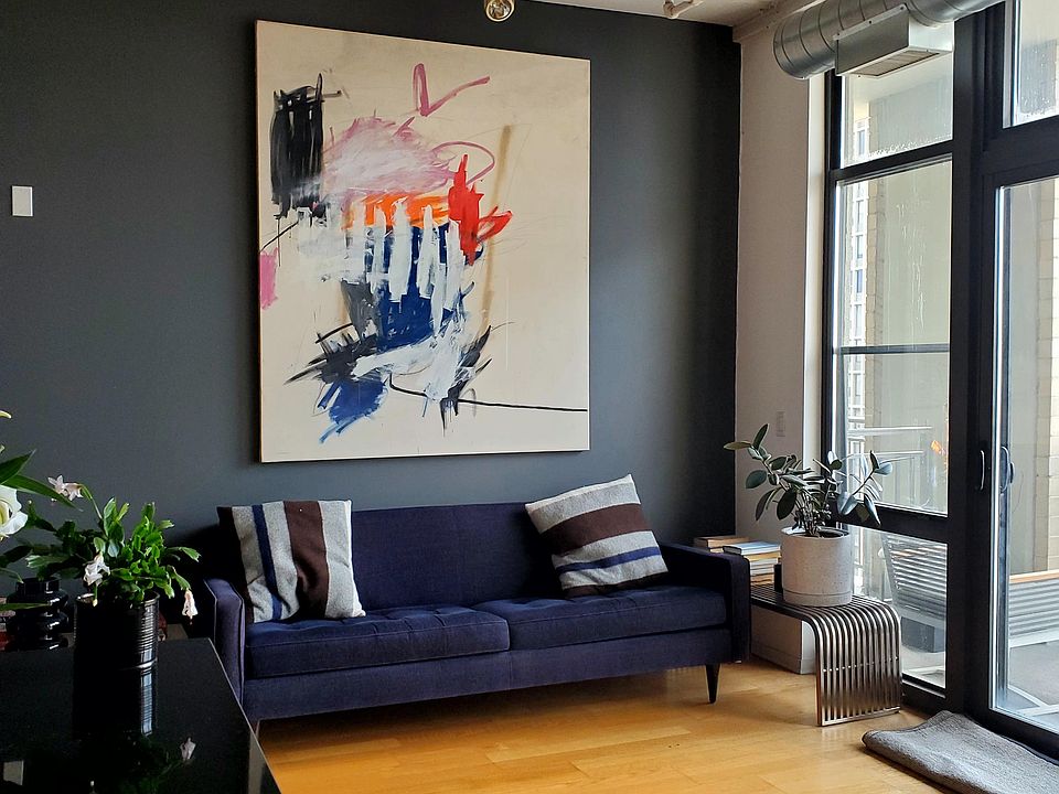 Living room and balcony