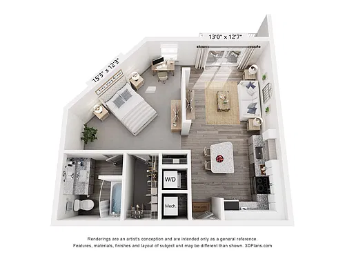 Floor plan The Marina | S6