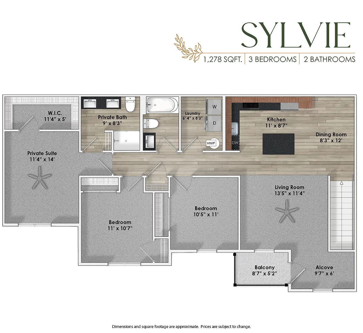 Floor plan Sylvie