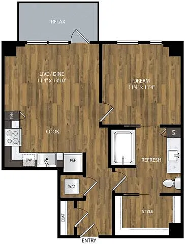 Floor plan A-160