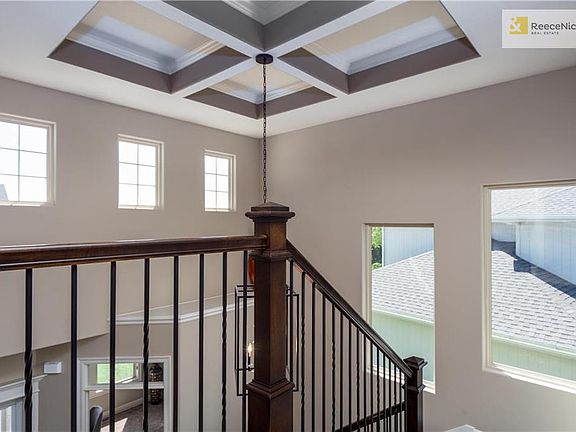 This light-filled home offers eye-catching architectural details