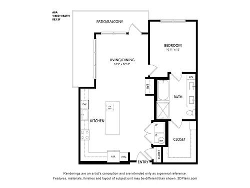 Floor plan A6A