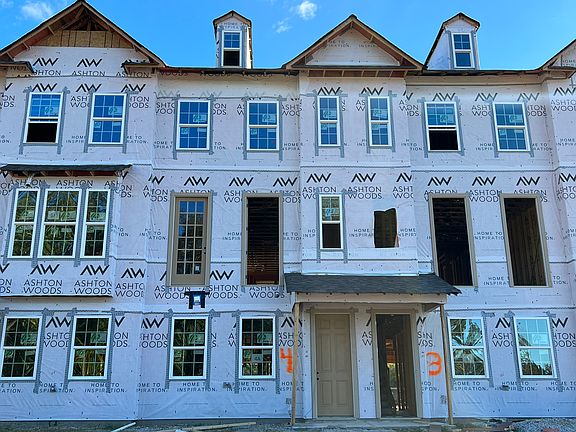Front Elevation Construction Progress Your homesite at 4271 Baden Alley.