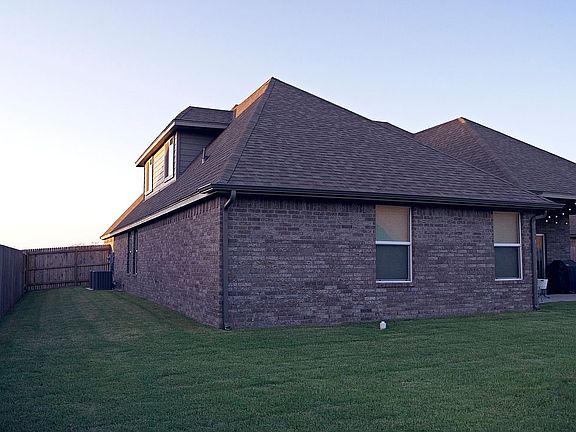 Backyard facing master suite