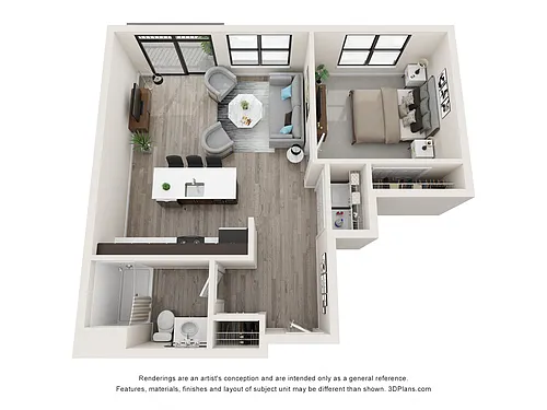 Floor plan MI - Driesner