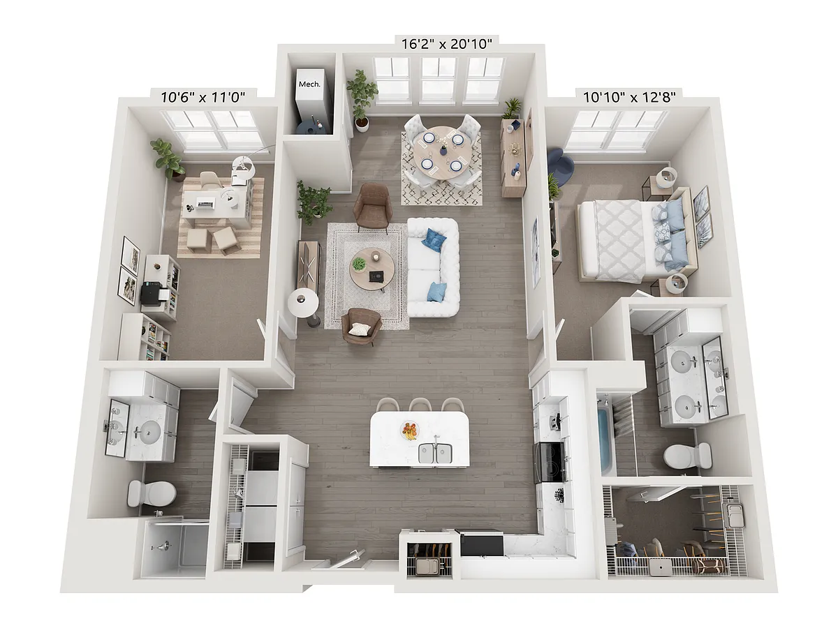 Floor plan B38S-H