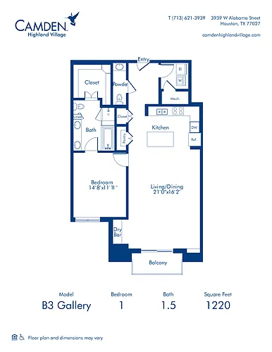Floor plan B3 Gallery