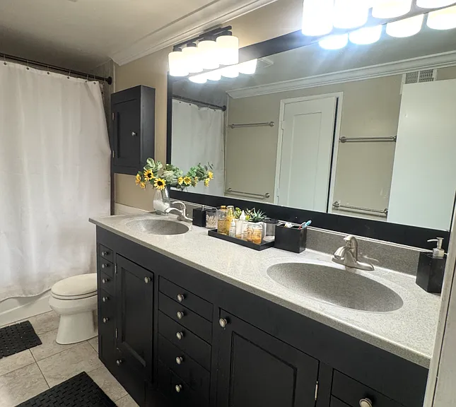 Shared bathroom