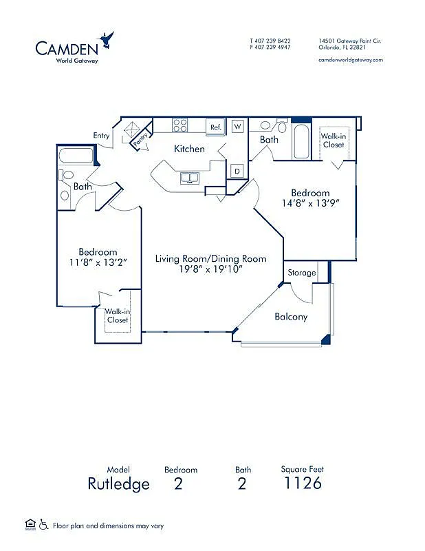 Floor plan Rutledge