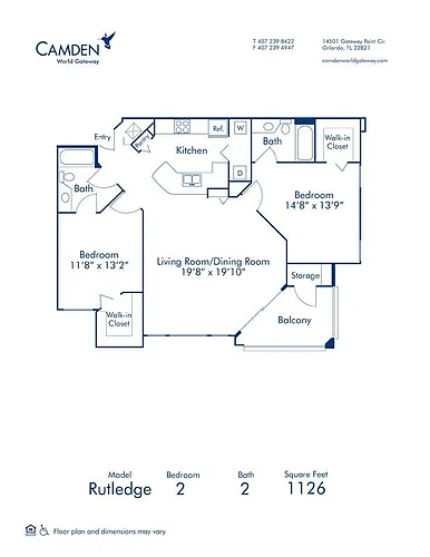 Floor plan Rutledge
