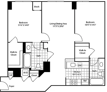 Floor plan Richmond