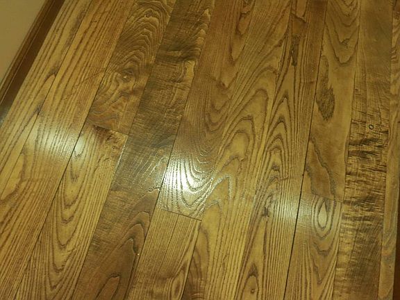 Ash flooring in upstair hall