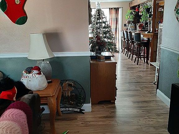 Looking from front door