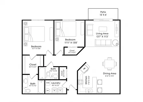 Floor plan B1R