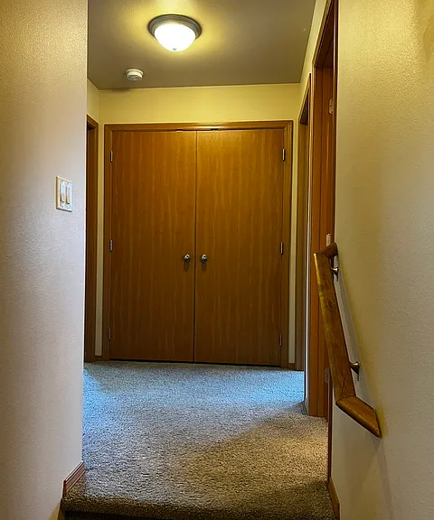 Upstairs hallway from stair landing