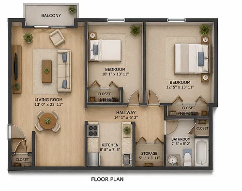 Floor plan Floorplan XX1