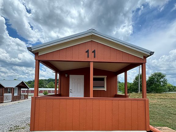 Porch on the front