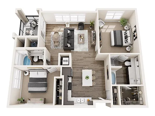 Floor plan Herringbone