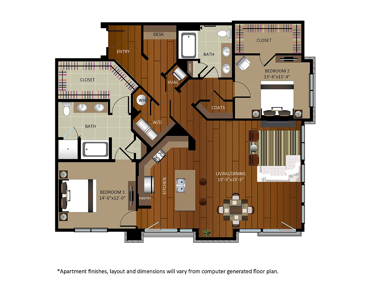Floor plan B7