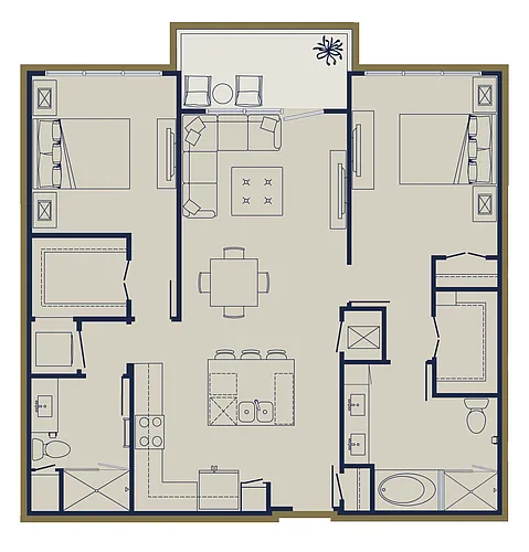 Floor plan E