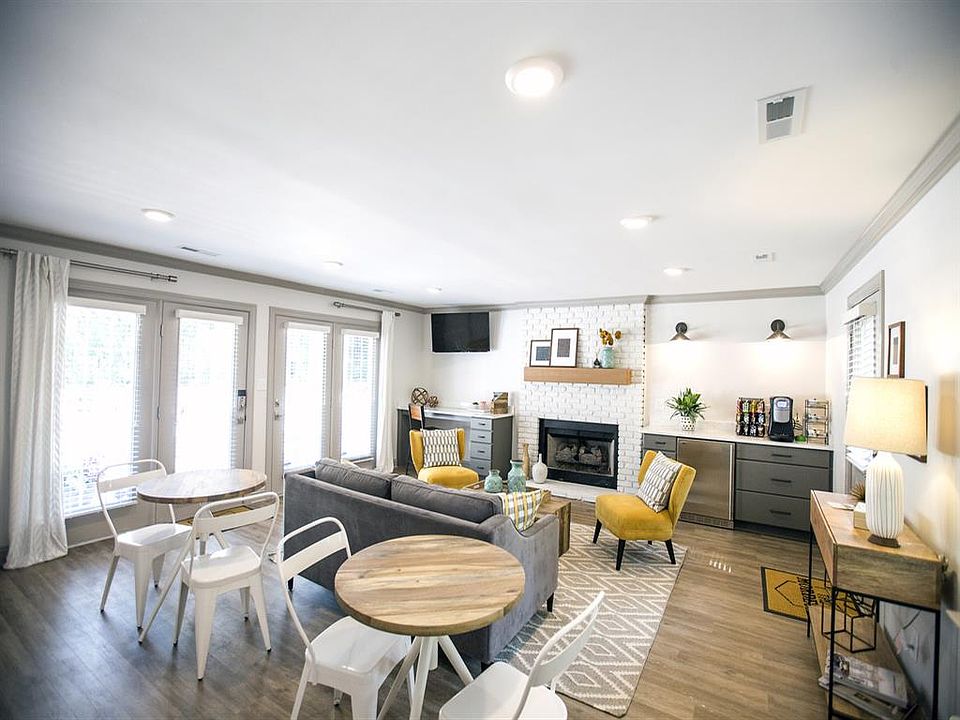 Our resident clubroom features a cozy fireplace and complimentary coffee bar.