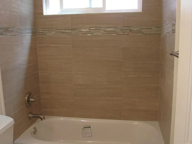 Designer tiles in the bathroom