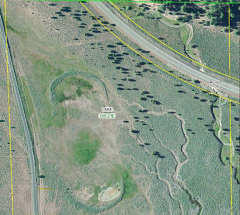 Overhead view of the lot