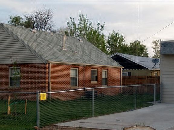 Back yard and west bay of garage to be occupied by tenantfront