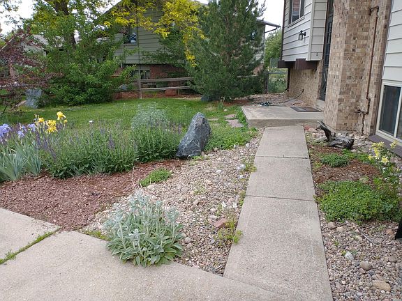 Sidewalk to front porch