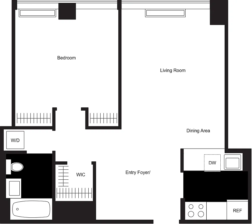 Photo 2 of 23 - 500 W 56th St #1806 - Manhattan, NY Building Photo - 500 W 56th St #1806