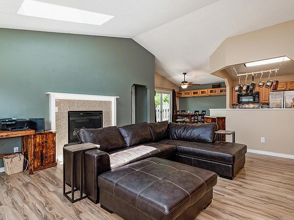 Sunny, Bright Open Floor Plan, Vaulted Ceilings with Skylights in Living Room