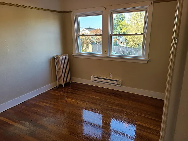 Lots of natural light in spacious bedroom!