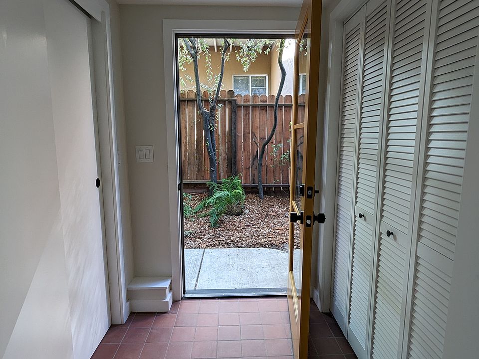 Entryway with coat closet and in unit laundry