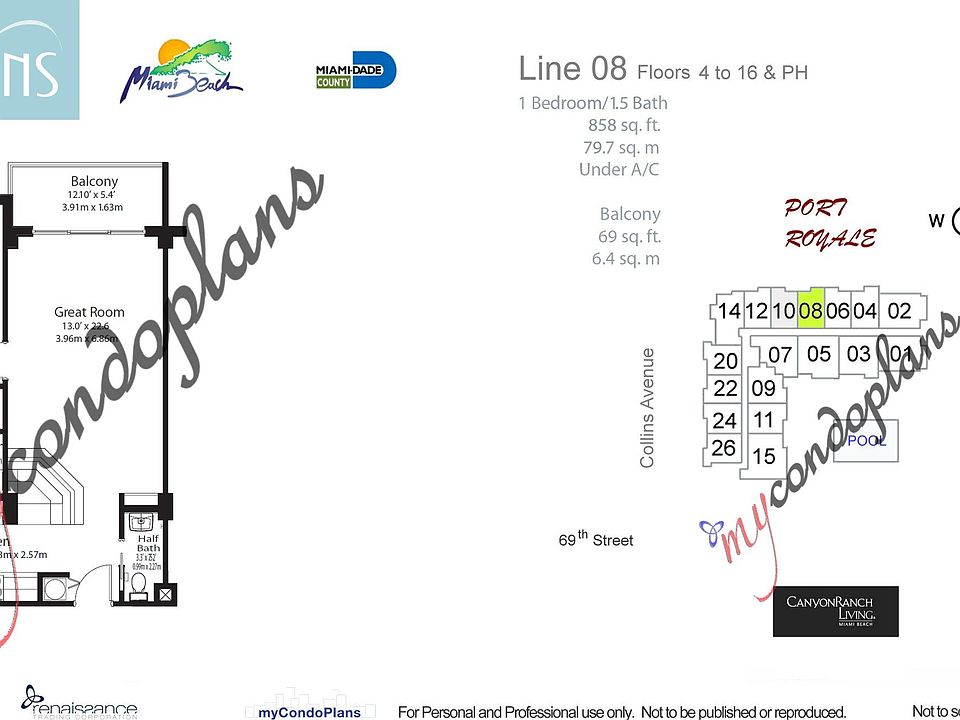 2nd image of 6917 Collins Ave #A808