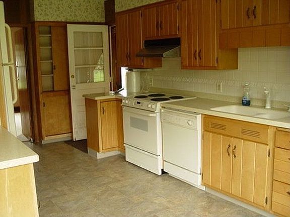 Kitchen with Corian Counters