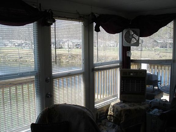 View of lake from living room
