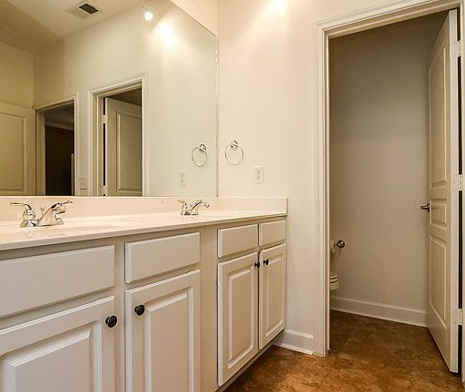 There are double vanities.