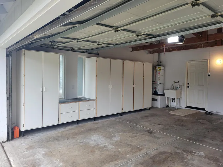 Cabinet in garage
