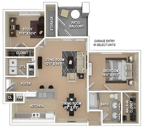 Floor plan B1
